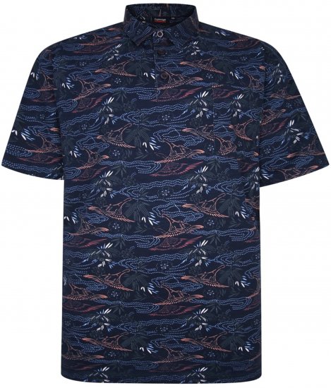 Espionage P177 All Over Print Polo Navy - Polotrøjer - Polotrøjer 2XL-8XL