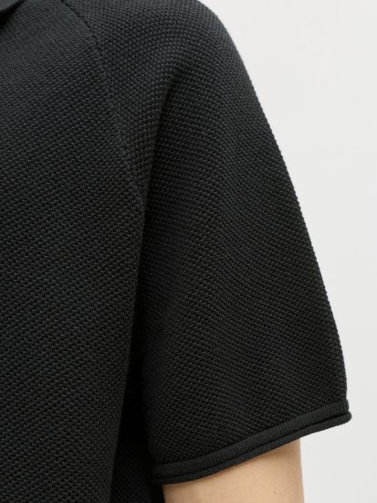 Jack & Jones Hill Poloshirt Kortærmet Sort - Polotrøjer - Polotrøjer 2XL-8XL