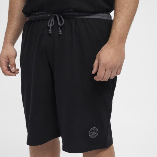 North Latitude Pyjama Shorts Black - Pyjama/Loungewear - Pyjamas Herre Store Størrelser