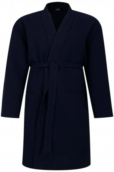Espionage PJ158 Kimono Style Gown Navy - Badekåber/morgenkåber/håndklæder - Badekåber/Morgenkåber til Store Mænd