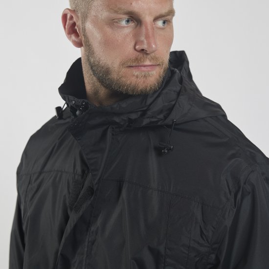 North Latitude Rain Jacket Black TALL - Sportstøj & outdoor - Sportstøj i store størrelser til mænd