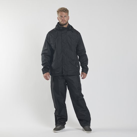 North Latitude Rain Pants Black TALL - Sportstøj & outdoor - Sportstøj i store størrelser til mænd