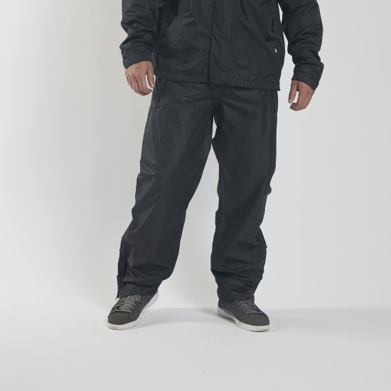 North Latitude Rain Pants Black TALL - Sportstøj & outdoor - Sportstøj i store størrelser til mænd