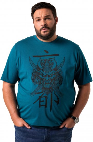 Men Plus T-Shirt Short Sleeve Lagoon Green - T-shirts - T-shirts i store størrelser - 2XL-14XL