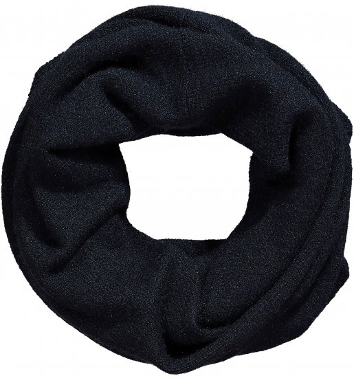 Ulla Popken Knit Infinity Scarf Navy - Tilbehør - 