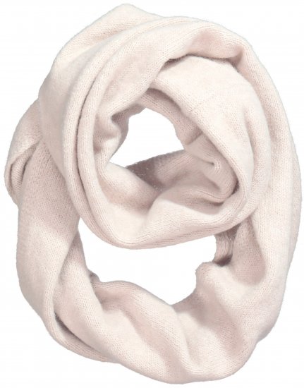 Ulla Popken Knit Infinity Scarf Pastel Pink - Tilbehør - 
