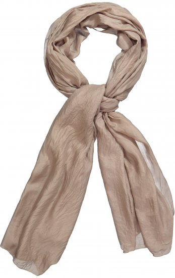 Ulla Popken Silk Scarf Camel - Tilbehør - Tørklæder til kvinder