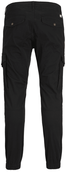 Jack & Jones Paul Flake Cargo Pants Black - Jeans og bukser - Herrejeans og bukser i store størrelser W40-W70