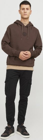 Jack & Jones Paul Flake Cargo Pants Black - Jeans og bukser - Herrejeans og bukser i store størrelser W40-W70