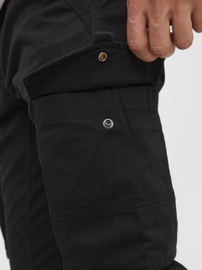 Jack & Jones Paul Flake Cargo Pants Black - Jeans og bukser - Herrejeans og bukser i store størrelser W40-W70
