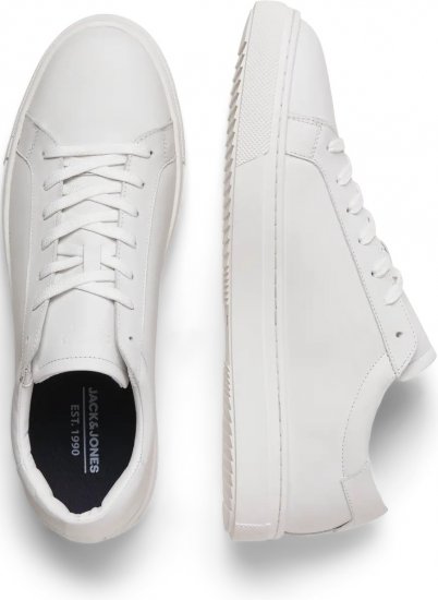 Jack & Jones Radcliffe Leather Sneakers White - Herresko 40-52 - 