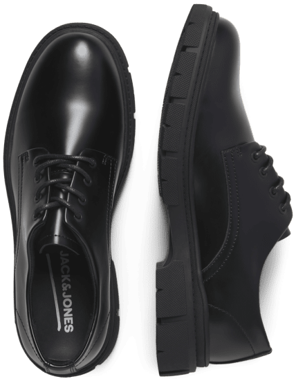 Jack & Jones Baker Lace Shoes Anthracite - Herresko 40-52 - Herresko og sneakers str. 40-52