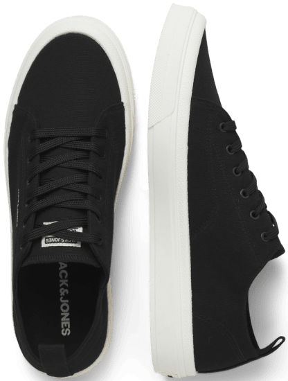 Jack & Jones Bayswater Canvas Sneakers Anthracite - Herresko 40-52 - 