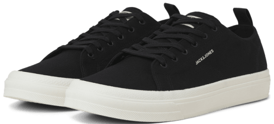 Jack & Jones Bayswater Canvas Sneakers Anthracite - Herresko 40-52 - 