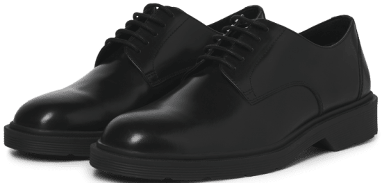 Jack & Jones Dax Leather Lace Shoes Anthracite - Herresko 40-52 - 