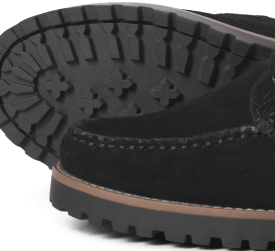 Jack & Jones Brooklyn Suede Boat Shoes Black - Herresko 40-52 - Herresko og sneakers str. 40-52
