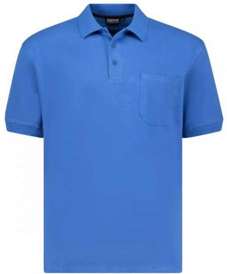 Adamo 139311 Poloshirt RF Azure Blue - Polotrøjer - Polotrøjer 2XL-8XL