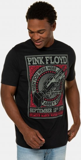 JP1880 Pink Floyd Retro Graphic Comfort Fit Band T-Shirt Black - T-shirts - T-shirts i store størrelser - 2XL-14XL