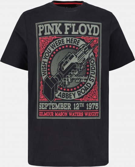 JP1880 Pink Floyd Retro Graphic Comfort Fit Band T-Shirt Black - T-shirts - T-shirts i store størrelser - 2XL-14XL