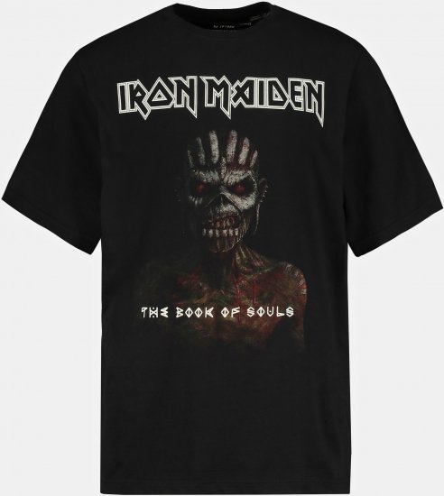 JP1880 Iron Maiden Graphic Band T-Shirt Black - T-shirts - T-shirts i store størrelser - 2XL-14XL