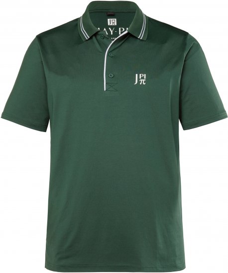 JP1880 QuickDry ProLine Tennis Polo Shirt Dark Green - Sportstøj & Outdoor - Sportstøj i store størrelser til mænd