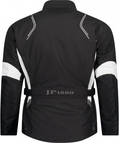 JP1880 Sporty Touring Motorcycle Jacket Black - Motorcykeltøj i plusstørrelser - Motorcykeltøj i store størrelser til mænd