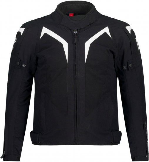 JP1880 3D Mesh Insert Motorcycle Jacket Black - Motorcykeltøj i plusstørrelser - Motorcykeltøj i store størrelser til mænd