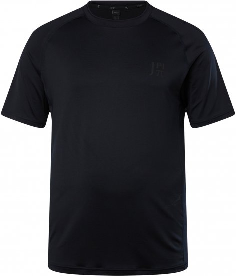 JP1880 QuickDry Side Prints Tennis T-Shirt Dark Navy - Sportstøj & outdoor - Sportstøj i store størrelser til mænd