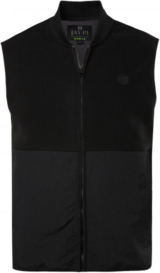 JP1880 Level 2 Double-Layer Fleece Vest Black - Sportstøj & outdoor - Sportstøj i store størrelser til mænd