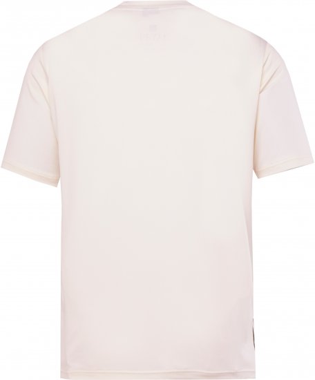 JP1880 QuickDry Stripes Tennis T-Shirt Off White - Sportstøj & outdoor - Sportstøj i store størrelser til mænd
