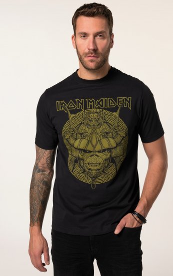 JP1880 Iron Maiden Samurai Eddie T-Shirt Black - T-shirts - T-shirts i store størrelser - 2XL-14XL
