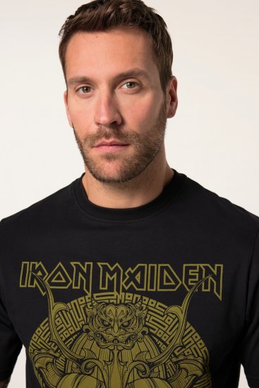 JP1880 Iron Maiden Samurai Eddie T-Shirt Black - T-shirts - T-shirts i store størrelser - 2XL-14XL