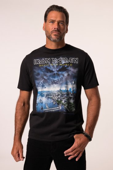 JP1880 Iron Maiden Brave New World T-Shirt Black - T-shirts - T-shirts i store størrelser - 2XL-14XL