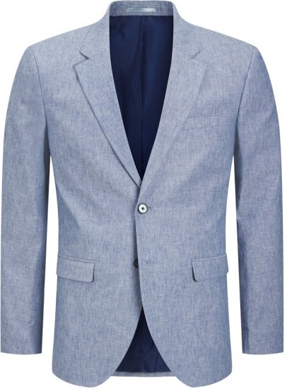 Jack & Jones Riviera Blazer Nautical Blue - Habitter og blazere - Habitter og jakkesæt i store størrelser