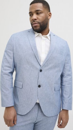 Jack & Jones Riviera Blazer Nautical Blue - Habitter og blazere - Habitter og jakkesæt i store størrelser