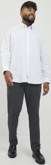 Jack & Jones Marco Cooper Chino Pants Dark Grey Melange - Jeans og bukser - Herrejeans og bukser i store størrelser W40-W70