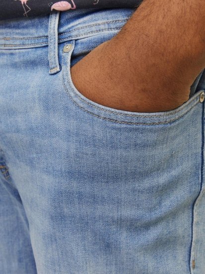 Jack & Jones Rick Original Shorts Blue Denim - Shorts - Shorts i store størrelser - W40-W60