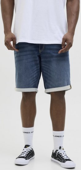 Jack & Jones Rick Con I.K. SHORTS GE 132 SN Blue Denim - Shorts - Shorts i store størrelser - W40-W60