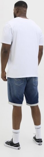 Jack & Jones Rick Con I.K. SHORTS GE 132 SN Blue Denim - Shorts - Shorts i store størrelser - W40-W60