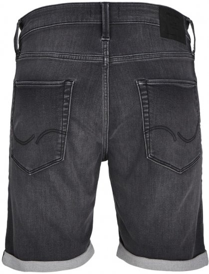 Jack & Jones Rick Con I.K. SHORTS Black Denim - Shorts - Shorts i store størrelser - W40-W60