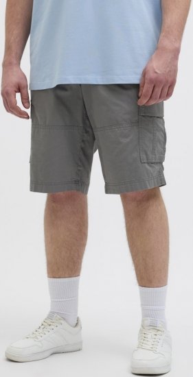 Jack & Jones Cole Mateo Cargo Shorts Castlerock - Shorts - Shorts i store størrelser - W40-W60