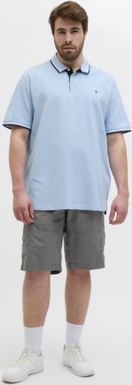 Jack & Jones Cole Mateo Cargo Shorts Castlerock - Shorts - Shorts i store størrelser - W40-W60