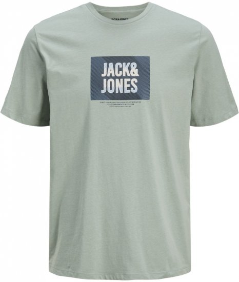 Jack & Jones Hudson Crew Neck T-Shirt Iceberg Green - T-shirts - T-shirts i store størrelser - 2XL-14XL