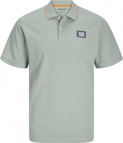 Jack & Jones Hudson Short Sleeve Polo Iceberg Green - Polotrøjer - Polotrøjer 2XL-8XL
