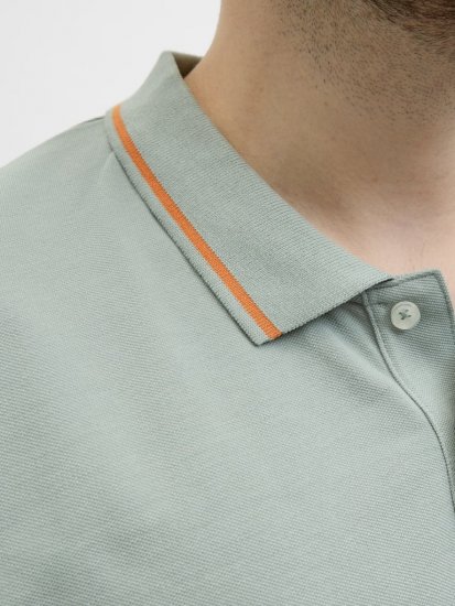 Jack & Jones Hudson Short Sleeve Polo Iceberg Green - Polotrøjer - Polotrøjer 2XL-8XL