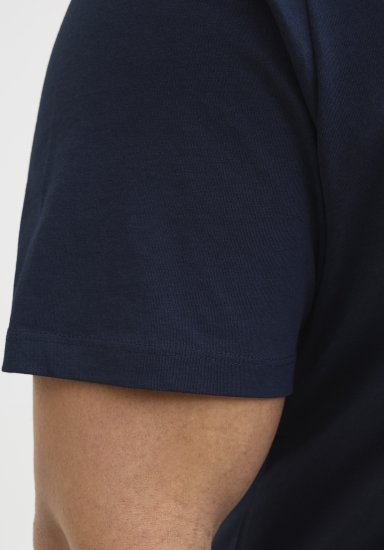 Jack & Jones Hawaii Shape Crew Neck T-Shirt Navy - T-shirts - T-shirts i store størrelser - 2XL-14XL