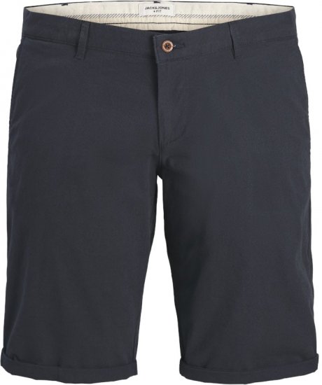 Jack & Jones Marco Erik Chino Shorts Navy Blazer - Shorts - Shorts i store størrelser - W40-W60