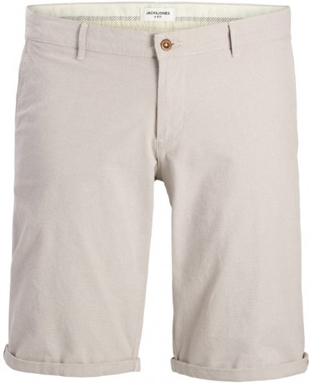 Jack & Jones Marco Erik Chino Shorts Grey - Shorts - Shorts i store størrelser - W40-W60