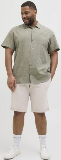 Jack & Jones Marco Erik Chino Shorts Grey - Shorts - Shorts i store størrelser - W40-W60