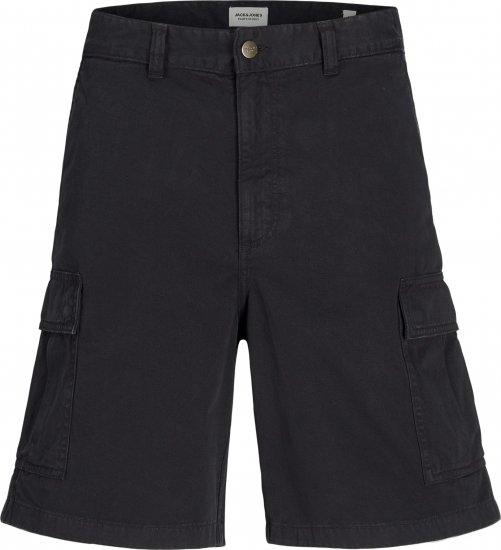 Jack & Jones Karl Avery Cargo Shorts Black - Shorts - Shorts i store størrelser - W40-W60